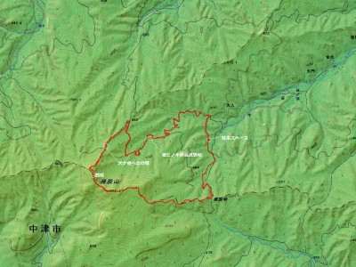 雁股山登山ルート